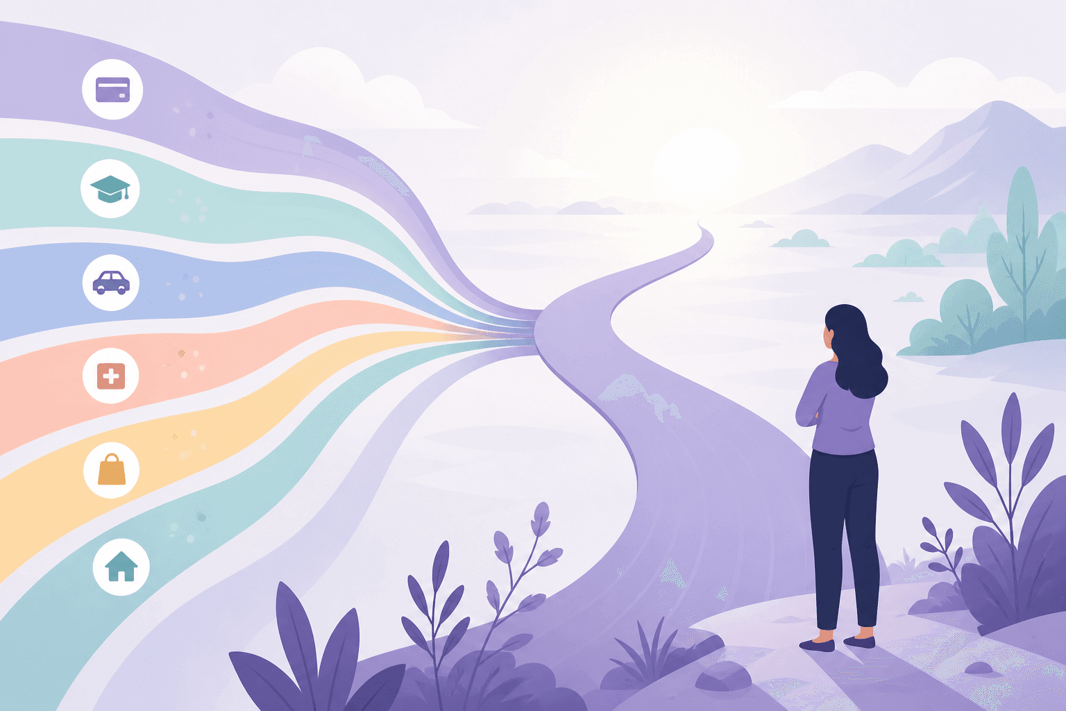 Debt education article illustration